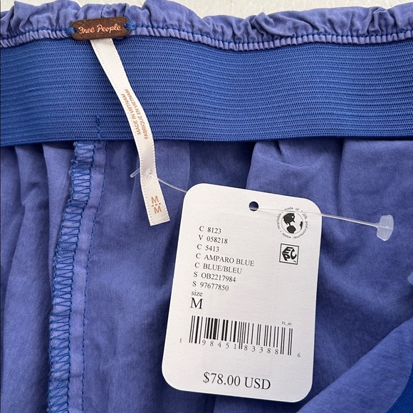 Free People Lyla Cuff Pants in Amparo Blue - Picture 9 of 9